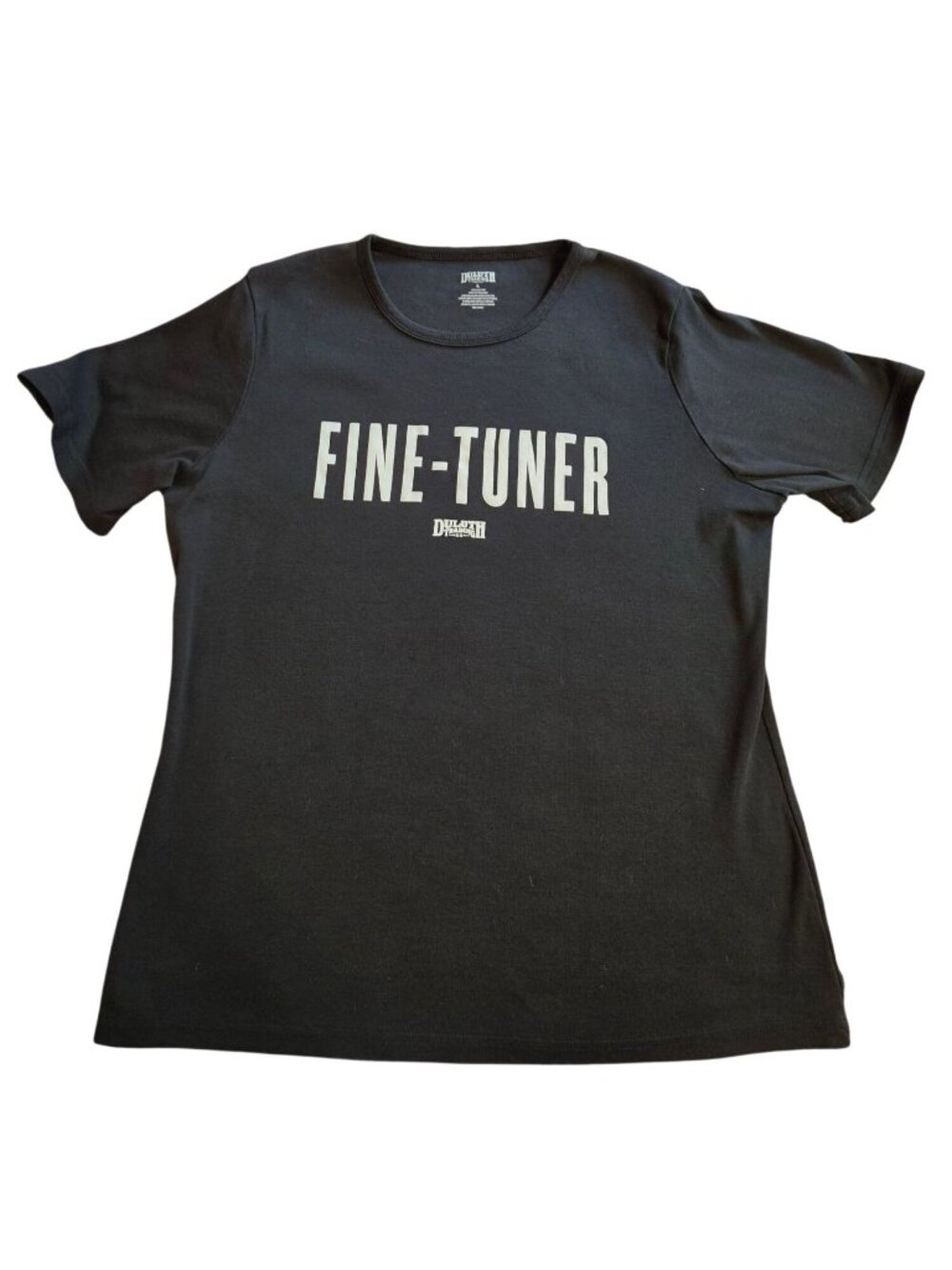 Duluth Trading Co Black Fine-Tuner Graphic Tee L